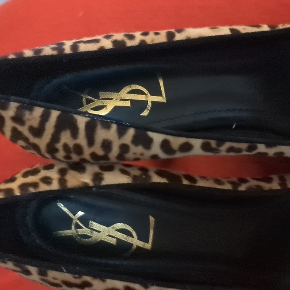 YSL leopard print heels - size 40 (US9) - Picture 2 of 7